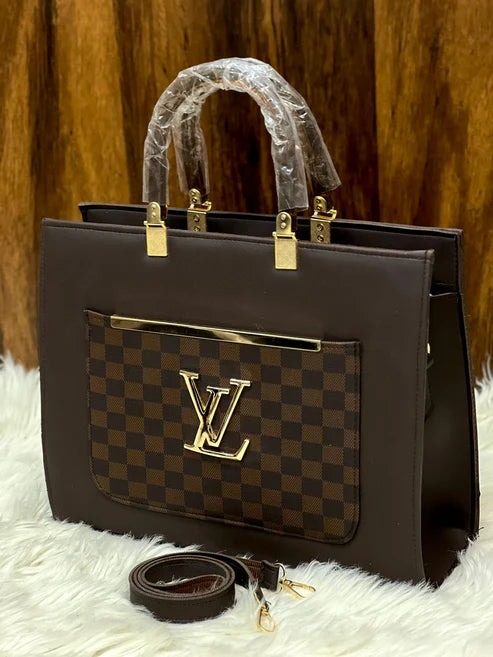 Brown LV handbag