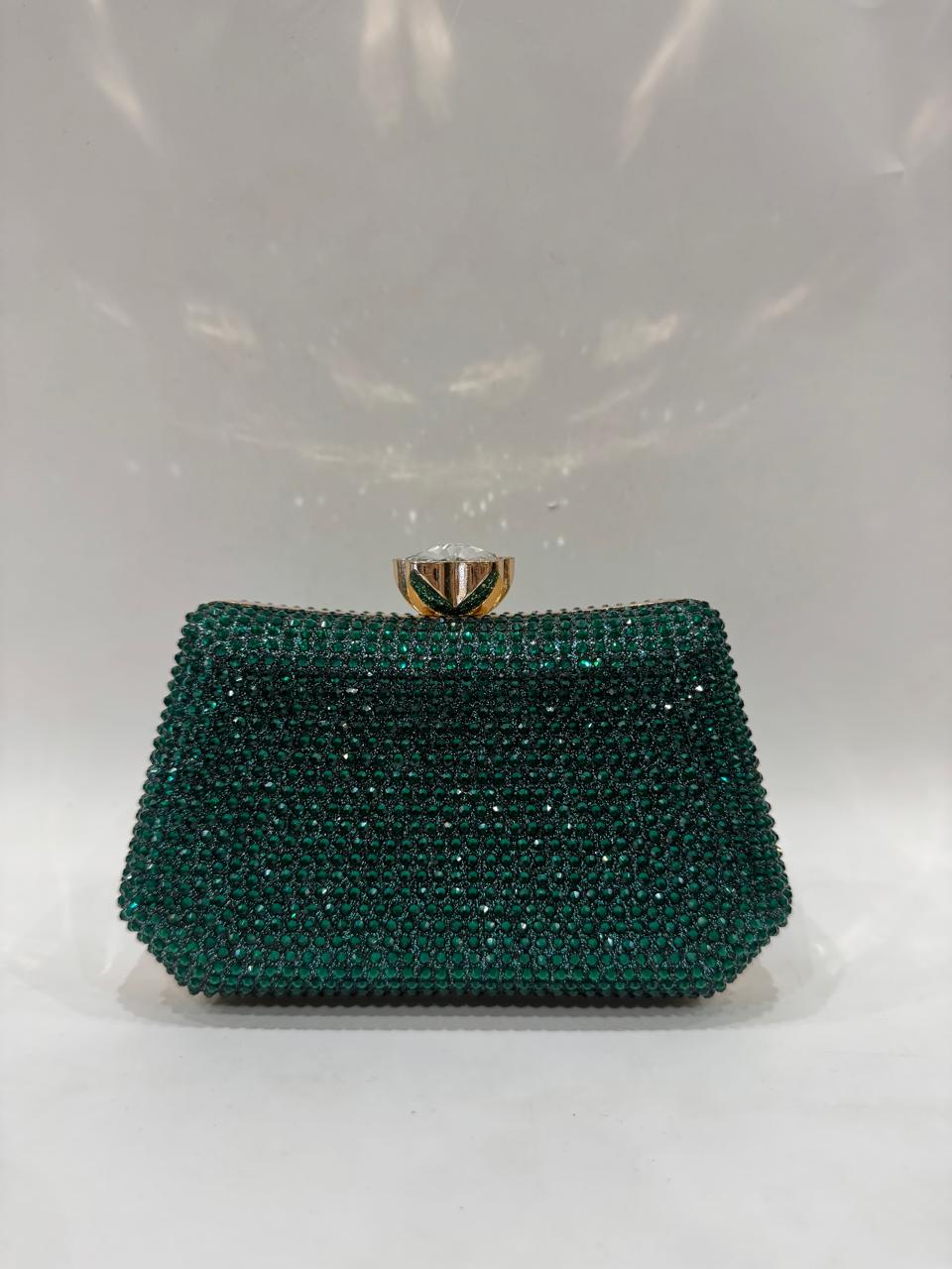 FANCY DIAMOND PEARL PURSE