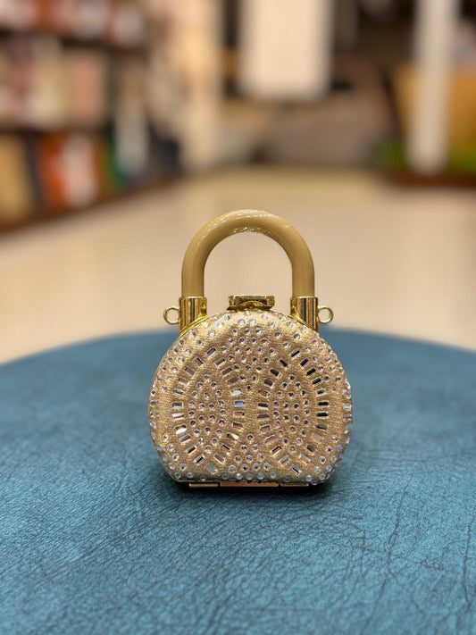 FANCY DIAMOND PEARL PURSE
