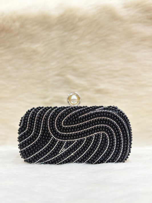 FANCY DIAMOND PEARL PURSE