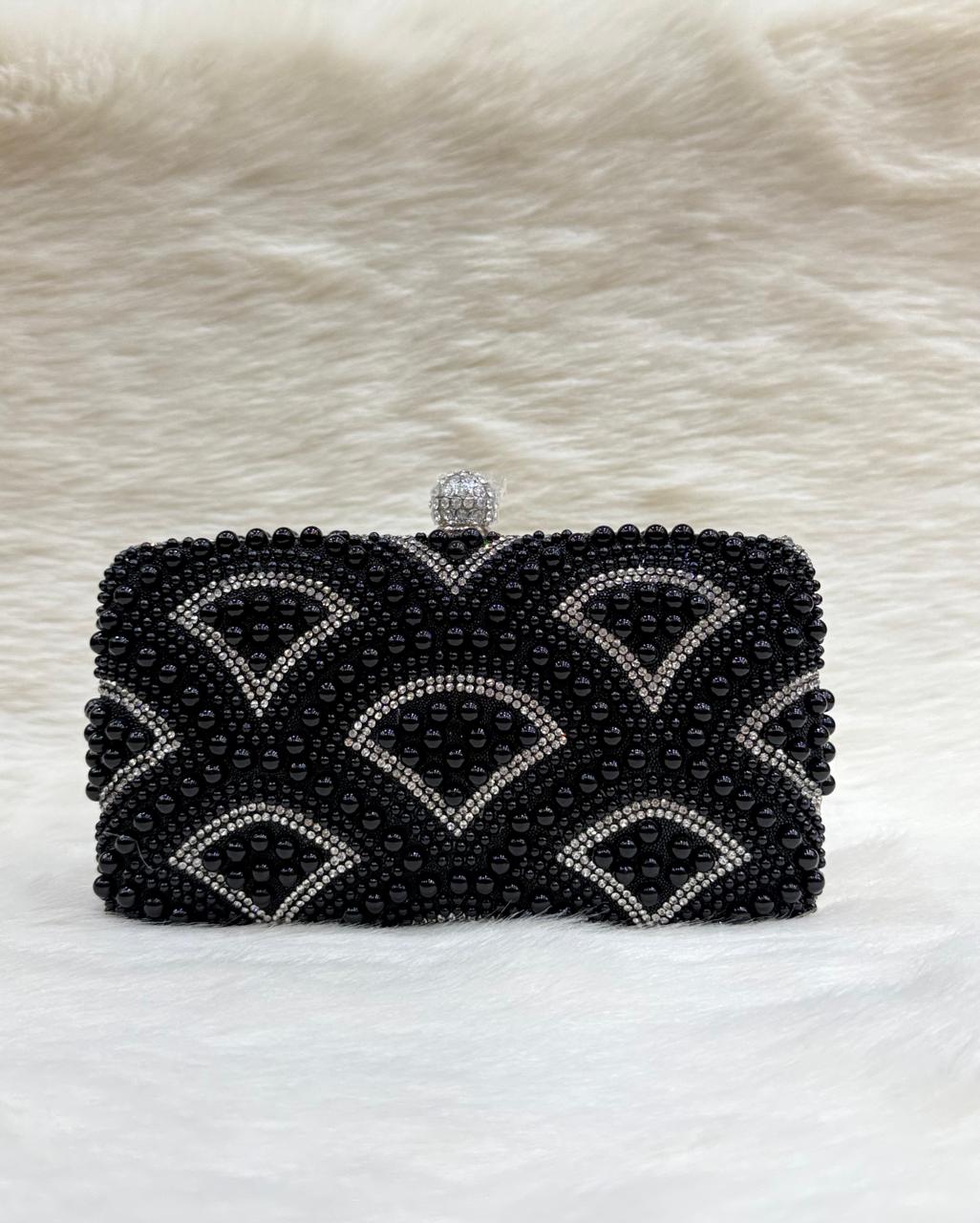 Fancy Diamond Pearl Purse