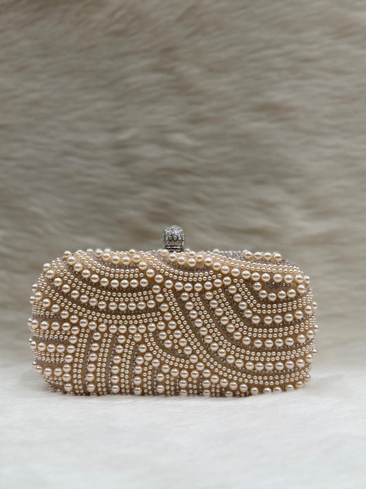 Fancy Diamond Pearl Purse