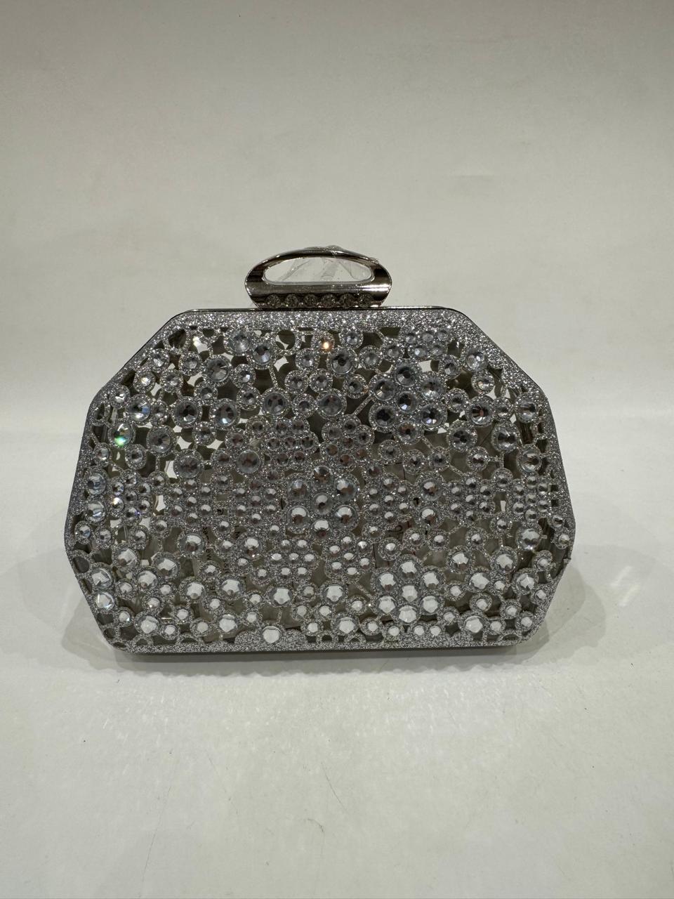 Fancy Diamond Pearl Purse